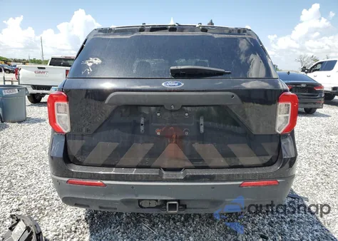 2021 Ford Explorer Police Interceptor из США, поврежденный, VIN 1FM5K8AB5MGA42753